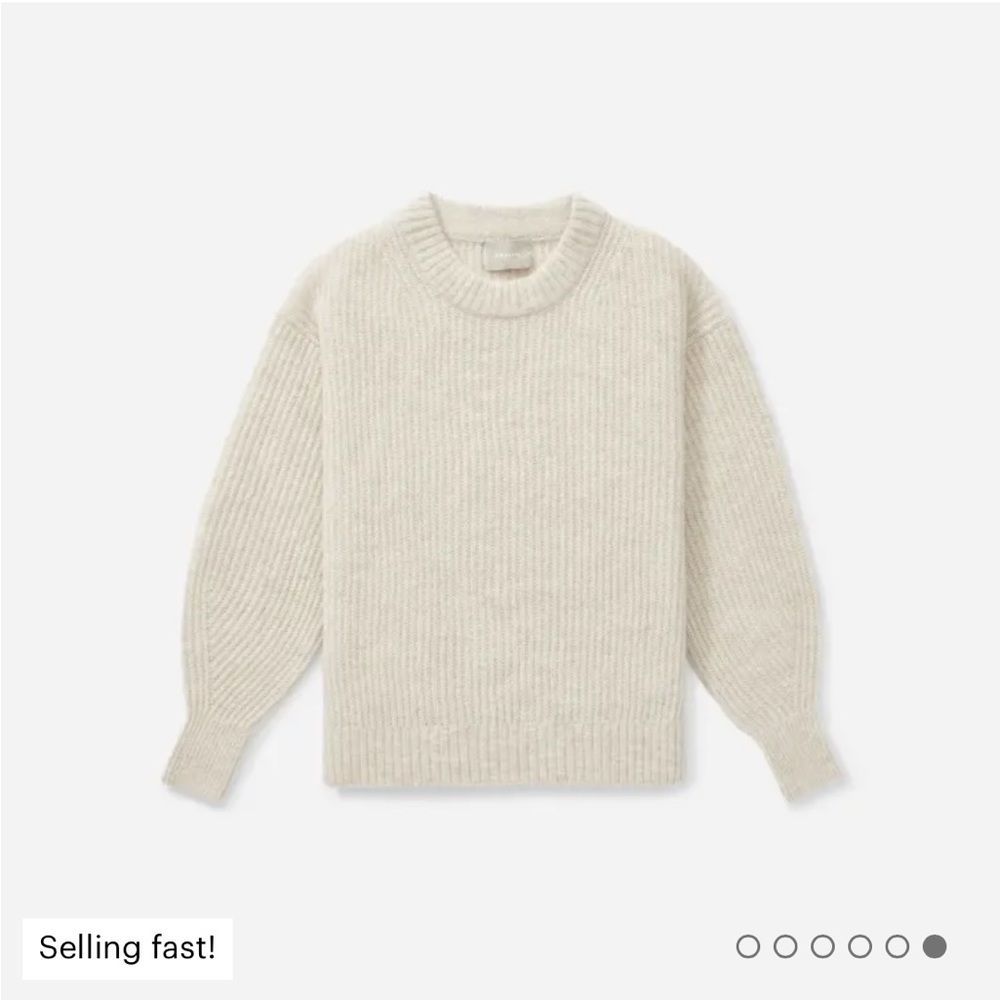 Everlane The Alpaca Crew in Almond